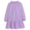 Bisby Kids' Knit Jody Dress In Purple Stripe