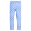 Bisby Babies'  Kids' Knit Patterned Legging In Blue