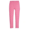 Bisby Kids' Knit Patterned Legging In Bougainvillea