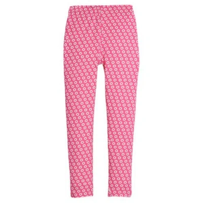 Bisby Kids' Knit Patterned Legging In Bougainvillea