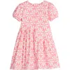 Bisby Babies'  Kids' Knit Phillipa Dress In Fan Floral