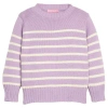 Bisby Babies'  Kids' Knit Striped Sweater In Purple