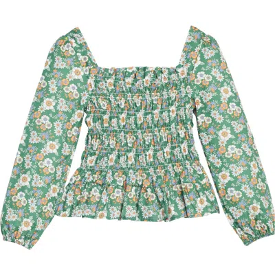 Bisby Kids' Long Sleeved India Top In Blue