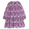 Bisby Kids' Long Sleeved Positano Dress In Purple