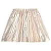 Bisby Kids' Metallic Circle Skort In Gilt