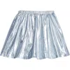 Bisby Babies'  Kids' Metallic Circle Skort In Icicle Metallic
