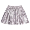 Bisby Kids' Metallic Circle Skort In Sugarplum Metallic