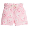 Bisby Kids' Patch Pocket Shorts In Marshmallow Floral