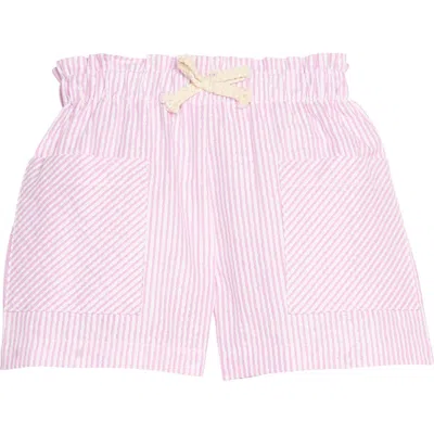 Bisby Babies'  Kids' Patch Pocket Shorts In Pink