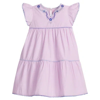 Bisby Babies'  Kids' Positano Dress In Hydrangea