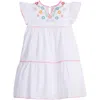 Bisby Kids' Positano Dress In Multi Embroidery