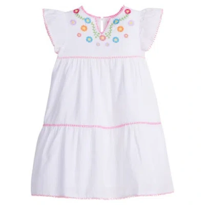 Bisby Babies'  Kids' Positano Dress In Multi Embroidery