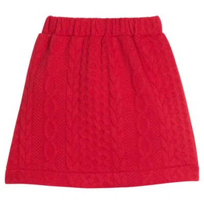 Bisby Kids' Quilted Mini Skirt In Red