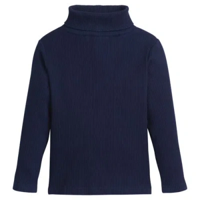 Bisby Kids' Ribbed Turtleneck In Navy