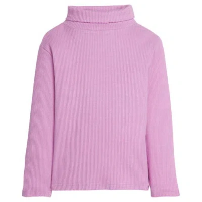 Bisby Babies'  Kids' Ribbed Turtleneck In Petal