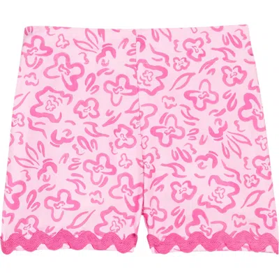 Bisby Kids' Ricrac Shorts In Pink