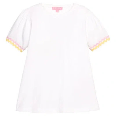 Bisby Kids' Ricrac Tee In White