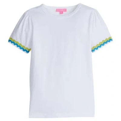 Bisby Kids' Ricrac Tee In Zest