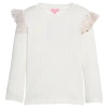 Bisby Kids' Sparkle Sadie Top In Neutral