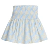 Bisby Babies'  Kids' Shirred Circle Skirt In Blue Ditsy Floral