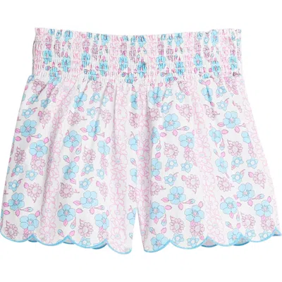 Bisby Kids' Shirred Scallop Shorts In Multi