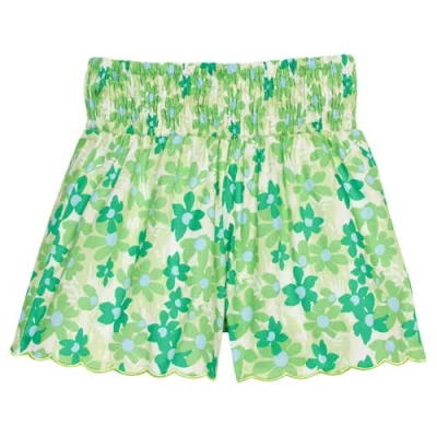 Bisby Kids' Shirred Scallop Shorts In Multi