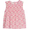 Bisby Babies'  Kids' Sleeveless Anita Top In Fan Floral