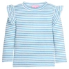 Bisby Babies'  Kids' Sparkle Sadie Top In Blue
