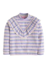 Bisby Babies'  Kids' Sparkle Stripe Aspen Top In Lilac Sparkle Stripe