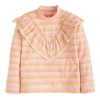 Bisby Kids' Sparkle Stripe Aspen Top In Pink Sparkle Stripe