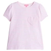 Bisby Babies'  Kids' Striped Essential Tee In Pink Stripe