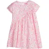 Bisby Kids' Swoop Dress In Marshmallow Floral