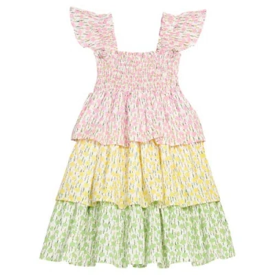 Bisby Kids' Tiered Leelee Dress In Multi