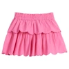 Bisby Kids' Tiered Skort In Hot Pink