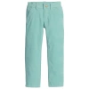 Bisby Kids' Twiggy Velvet Pants In Aqua Velvet