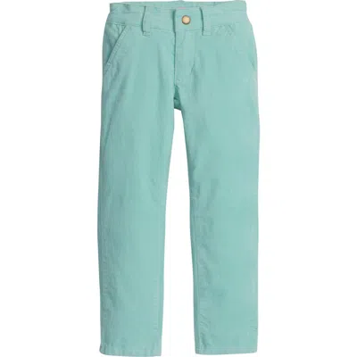 Bisby Babies'  Kids' Twiggy Velvet Pants In Aqua Velvet