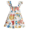 Bisby Kids' Twirl Dress In Vintage Floral