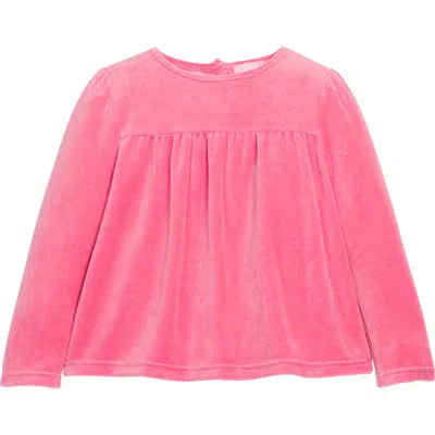 Bisby Kids' Velour Lisle Top In Black