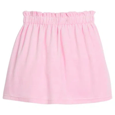 Bisby Babies'  Kids' Velour Portofino Skirt In Pink Velour