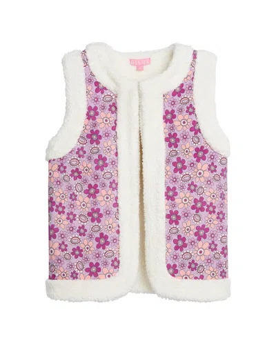 Bisby Sherpa Vest In Purple