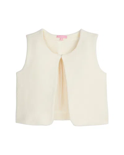 Bisby Kids' Sherpa Vest In White