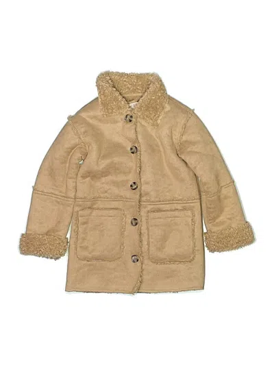 Pre-owned Biscotti Kids' Coat In Tan