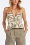 Bishop + Young Aeries Halter Top In Green