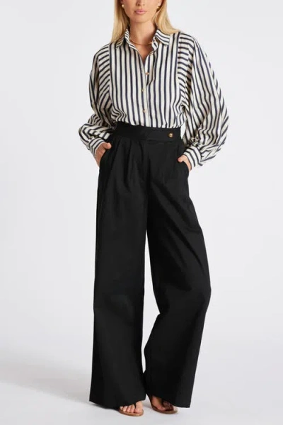Bishop + Young Alessandro Wide Leg Pant In White