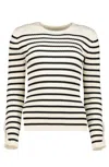 BISHOP + YOUNG ATHENEE STRIPE SWEATER IN IVORY