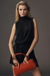 Bishop + Young Beckette High-neck Romper In Black