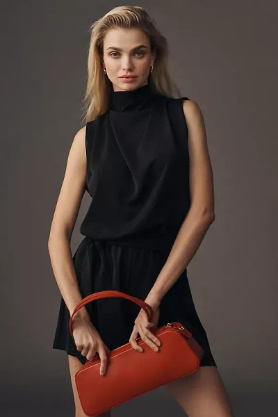 Bishop + Young Beckette High-neck Romper In Black