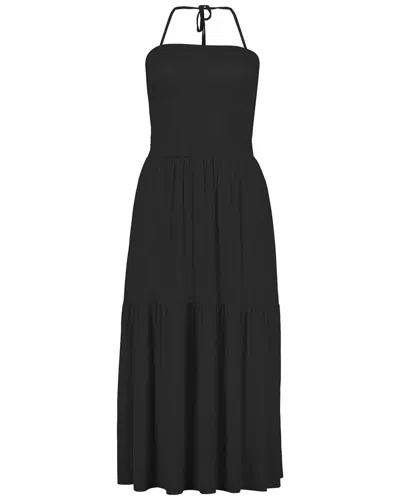 Bishop + Young Bellissima Smock Dress In Black