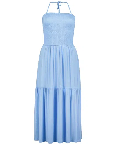 Bishop + Young Bellissima Smock Dress In Blue