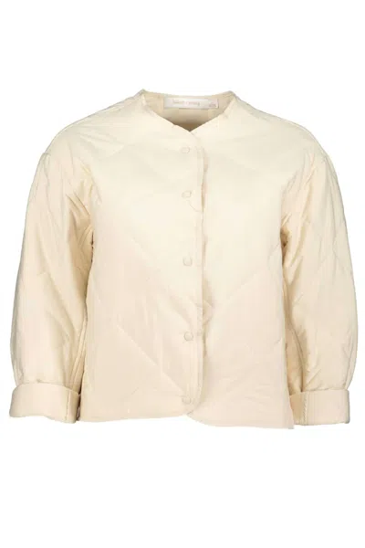 Bishop + Young Buchanan Shell Jacket In Cream In White
